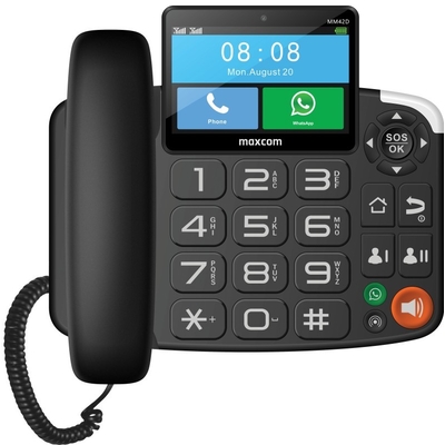 Product Ενσύρματο Τηλέφωνο Maxcom SIM desk MM42D SE 4G VOLTE VoWiFi base image