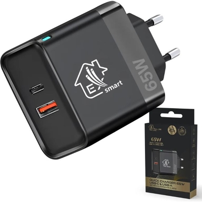 Product Φορτιστής Πρίζας Extralink Smart Life Fast 65w Gan Usb-C, Usb-A base image