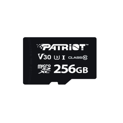 Product Κάρτα Μνήμης MicroSD Patriot 256gb Vx V30 Class 10 Uhs-I U3 base image