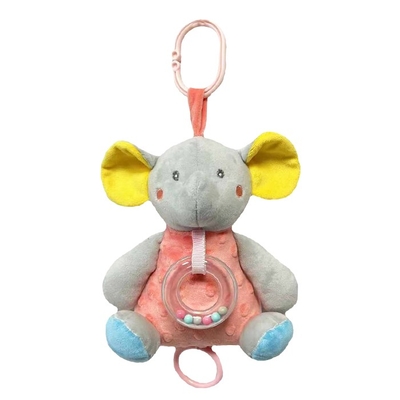 Product Βρεφικό Παιχνίδι Tulilo Music Box Peach-Grey Elephant 18 Cm base image