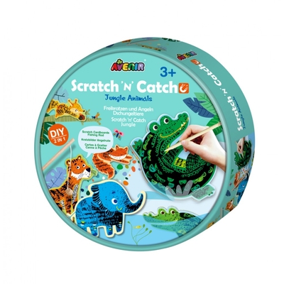 Product Παιχνίδι Κατασκευής Mg Dystrybucja Scratching Games - Jungle Animals base image