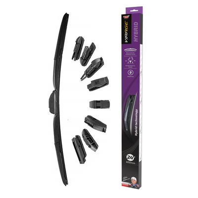 Product Υαλοκαθαριστήρας Moje Auto Hybrid 92-H24, 24" (600mm), 9 αντάπτορες base image