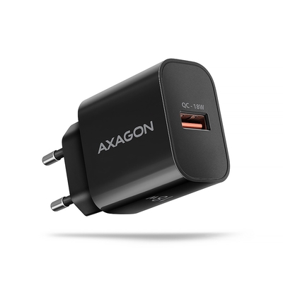 Product Φορτιστής Πρίζας Axagon Acu-Qc18 Qc R 18w 1xport Usb-A Blac base image
