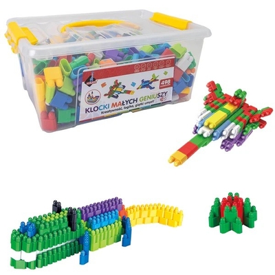 Product Παιχνίδι Κατασκευών Askato Bricks of little geniuses - Bricks 498 pieces base image