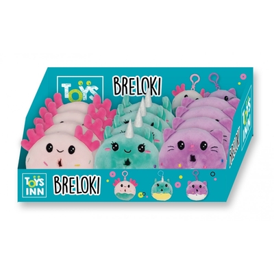 Product Λούτρινο Stnux Keychain Donut Plush Mix 12pcs Display base image