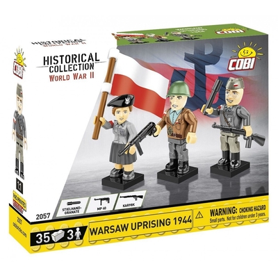 Product Παιχνίδι Κατασκευής Cobi Klocki Historical Collection World War Ii /2057/ Warsaw Up Rising 1944 3figures/35blocks base image
