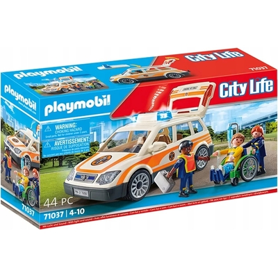Product Playmobil Figures Set City Life 71037 Emergency Doctors Car Light & Sound base image