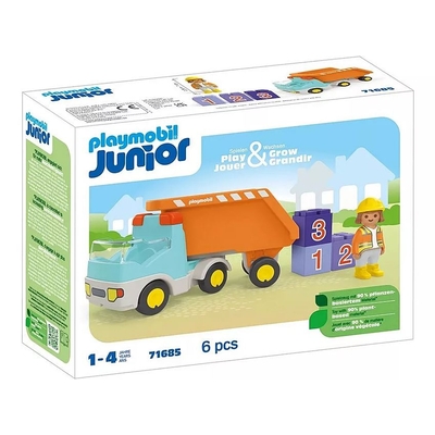Product Playmobil Junior 71685 Tipper Figure Set base image