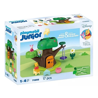 Product Playmobil Junior Disney 71693 Winnie the Pooh and Piglet Tree House Figure Set base image