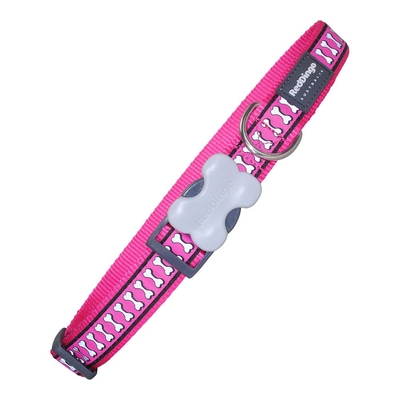 Product Κολλάρο Σκύλου Red Dingo Αντανακλαστική Φούξια (1,2 x 20-32 cm) base image