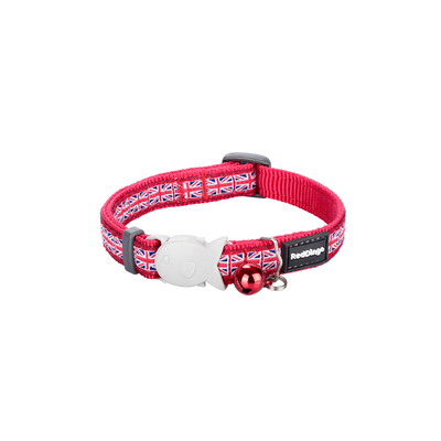 Product Κολάρο γάτας Red Dingo Union Jack 20-32 cm Κόκκινο base image