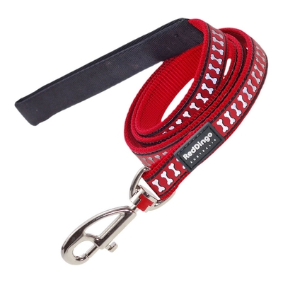 Product Λουρί Σκύλου Red Dingo Αντανακλαστική Κόκκινο (2 x 120 cm) base image