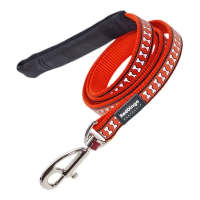 Product Λουρί Σκύλου Red Dingo Αντανακλαστική Πορτοκαλί (2 x 120 cm) base image