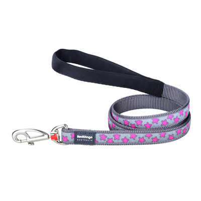 Product Λουρί Σκύλου Red Dingo STYLE HOT PINK ON COOL GREY 2 x 120 cm base image