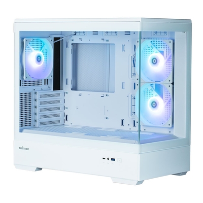 Product Κουτί Η/Υ Zalman P30 V2 Microatx Mini Tower 3 Fansrgb White base image