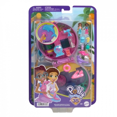 Product Φιγούρα Mattel Er Polly Pocket Dolphin Aquarium Compact Set base image