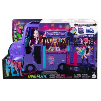 Product Κούκλα Mattel Set Monster High Draculaura Food Truck base image