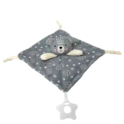 Product Πανάκι Μωρού Tulilo Cuddly toy Milus Bear grey 25x25 cm base image