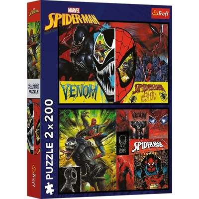 Product Παζλ 2x200 Κομμάτια Day And Night Spiderman base image