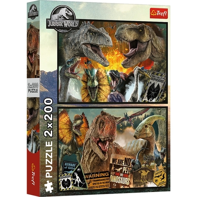 Product Παζλ 2x200 Κομμάτια Jurassic World Prehistoric World base image