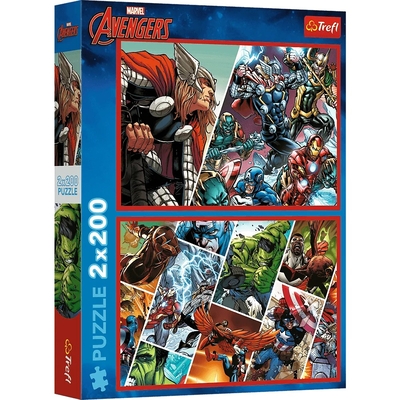 Product Παζλ 2x200 Κομμάτια Defenders Of The World The Avengers Marvel base image