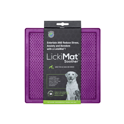 Product Ταΐστρα σκύλων Lickimat Μωβ TPR base image