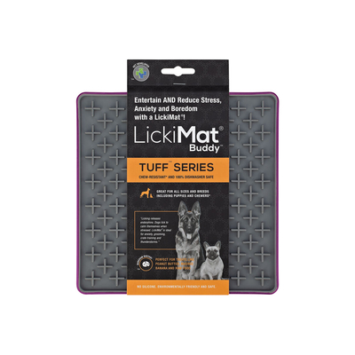 Product Ταΐστρα σκύλων Lickimat Μωβ πολυπροπυλένιο TPR base image