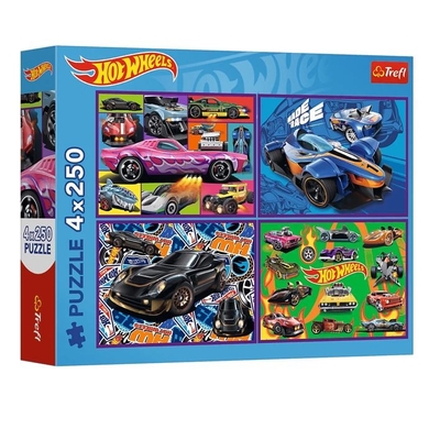 Product Παζλ 4x250 Wy?cigowe Auta Hot Wheels base image