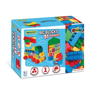 Product Παιχνίδι Κατασκευής Wader Big Blocks 51 Pcs. base image