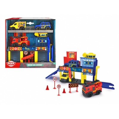 Product Αυτοκινητόδρομος Dickie Sos Station Mini 3 Vehicles base image