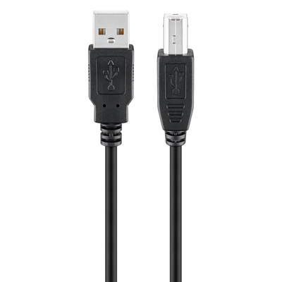 Product Καλώδιο Usb 2.0 Goobay Σε Usb Type B 93596 1.8m Μαύρο base image
