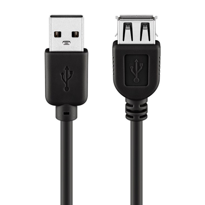 Product Καλώδιο USB Goobay προέκτασης USB 93600, αρσενικό σε θηλυκό, 3m, μαύρο base image