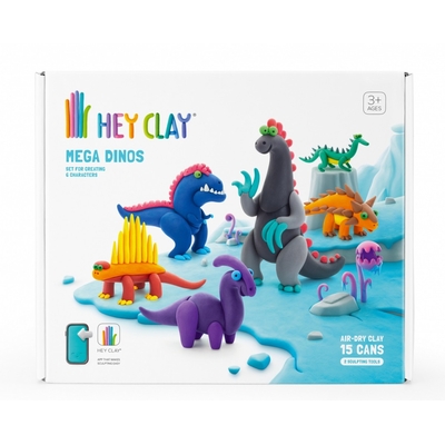 Product Παιχνίδι Κατασκευής Tm Toys Plastic Mass Hey Clay Mega Dinosaurs base image
