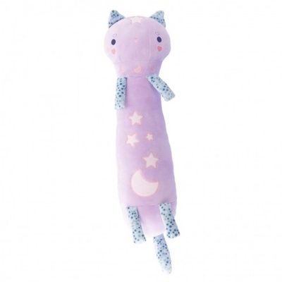 Product Λούτρινο Nice Mascot Momomi Glow In The Dark Cat Dark Purple 60 Cm base image
