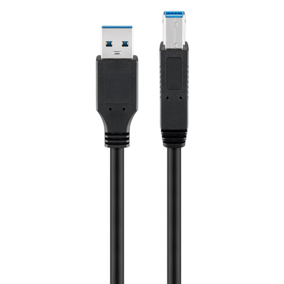 Product Καλώδιο USB Goobay 3.0 SuperSpeed σε USB Type B 93654, 3m, μαύρο base image