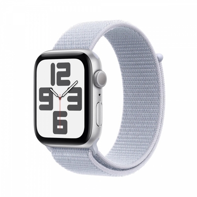 Product Smartwatch Apple Watch SE GPS 44mm Silver Aluminium with Blue Cloud Sport base image