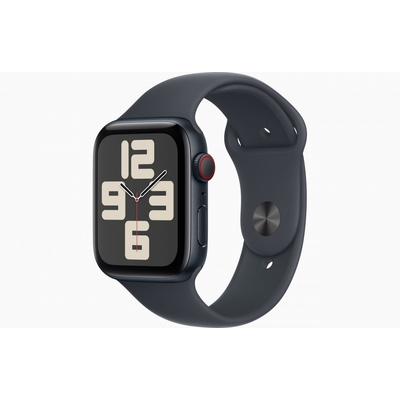 Product Smartwatch Apple Watch SE GPS + Cellular 44 mm Midnight Aluminium with Midnight Sport - M/L base image