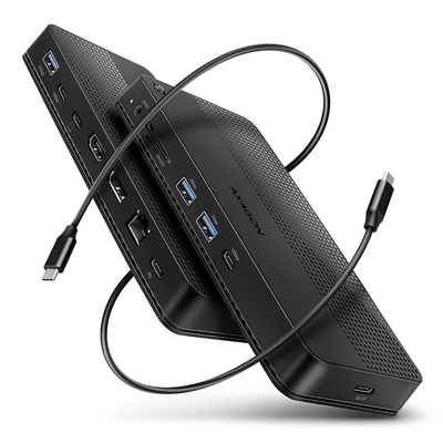 Product USB Hub Axagon Hmc-U4 Usb 12in1 40gbps Lan Hdmi Dp Pd base image