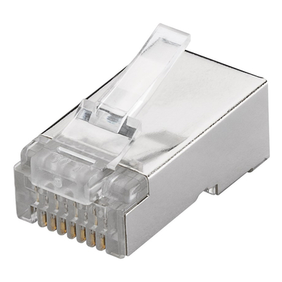 Product Βύσματα Δικτύου Goobay Rj45 93829, Cat 6 Stp, Μεταλλικό, 10Τμχ base image
