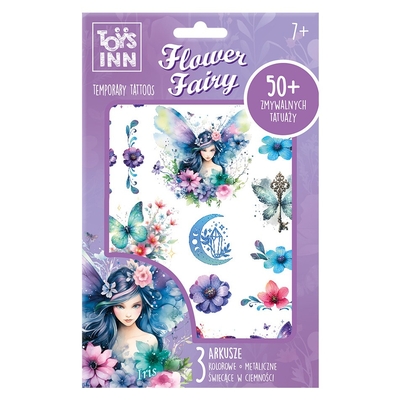 Product Παιδικά Τατουάζ Stnux Tattoo set Flower Fairy Iris base image