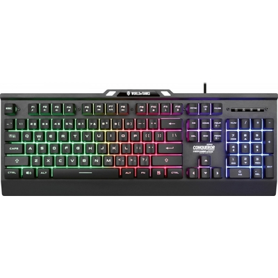 Product Πληκτρολόγιο Ενσύρματο Yenkee Metal For Gamers Comqueror Dynamic Backlight - Limited Edition World Of Tanks base image