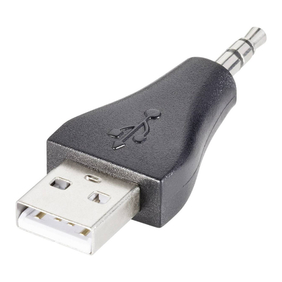 Product Αντάπτορας Ήχου Goobay USB σε 3.5mm jack 93981, 3pin, μαύρο base image
