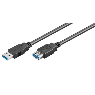 Product Καλώδιο Usb 3.0 Goobay Σε Usb (F) 93998 Copper 1.8m Μαύρο base image