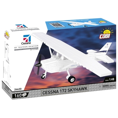 Product Παιχνίδι Κατασκευής Cobi Klocki Blocks Cessna 172 Skyhawk 160k White base image