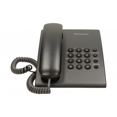 Product Σταθερό Τηλέφωνο Panasonic Kx-Ts500 Black base image