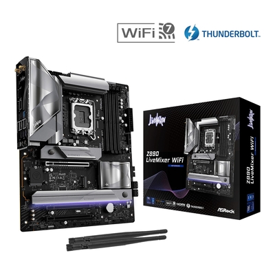 Product Motherboard Asrock Z890 Livemixer Wifi Atx base image