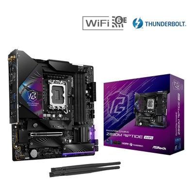 Product Motherboard Asrock Z890m Riptide Wifi Matx base image