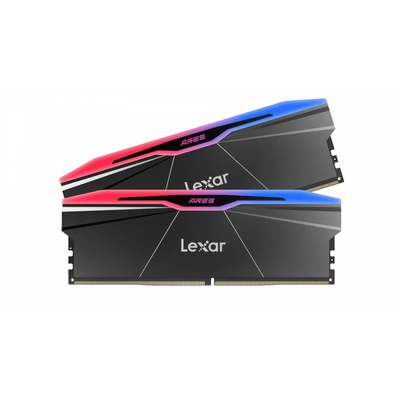 Product Μνήμη Ram Σταθερού Lexar 48GB  DDR5 Ares RGB7600 Black base image