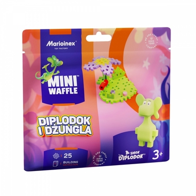Product Παιχνίδι Κατασκευής Blocks Mini Waffle Marioinex Diplodocus And Jungle 25 Elements base image