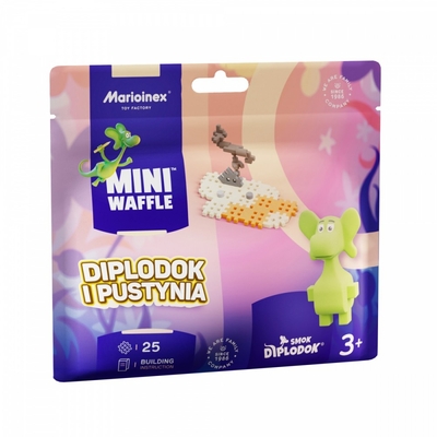 Product Παιχνίδι Κατασκευής Blocks Mini Waffle Marioinex Diplodocus And Desert 25 Elements base image